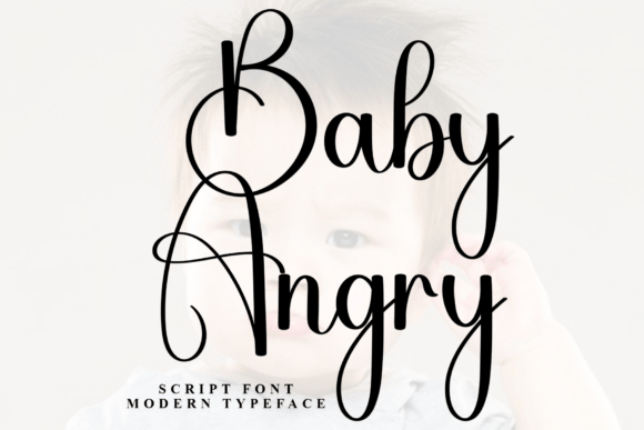 Baby Angry Font: Handwritten Charm for Small Business Branding