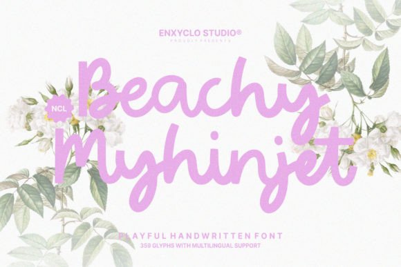 Beachy Myhinjet Font Review: A Playful Display Typeface