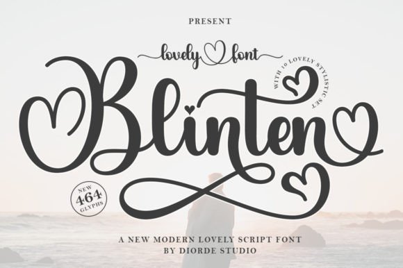 Blinten Font: A Handwritten Script for Editorial Design