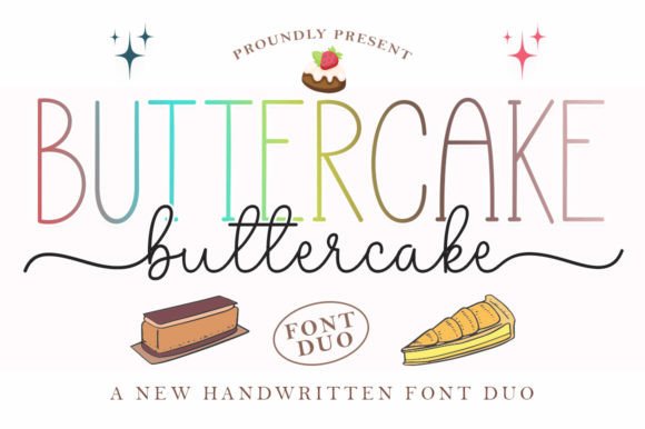 Butter Cake Duo Font: Elevating Campaign Visuals