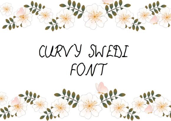 Curvy Swedi: A Handwritten Script Font That Brings Personality to Every Craft