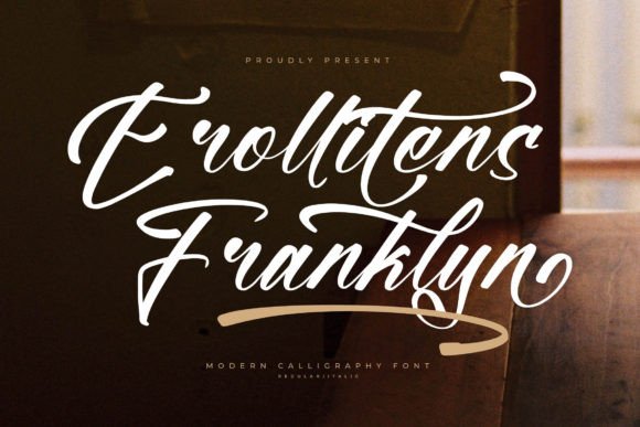 Erollitens Franklyn Font for Elegant Craft Projects