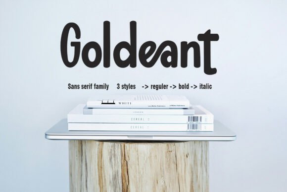 Goldeant Font: A Modern Typeface for Small Business Branding