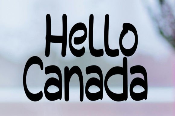 Hello Canada Font: A Handwritten Typeface for Makers