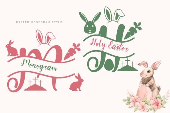 Holy Easter Monogram Font: Elevating Small Business Branding