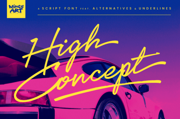 How High Concept Font Transformed My Small Business Branding