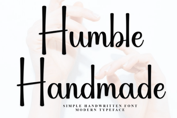 Humble Handmade Font: Elegant Script for Crafters