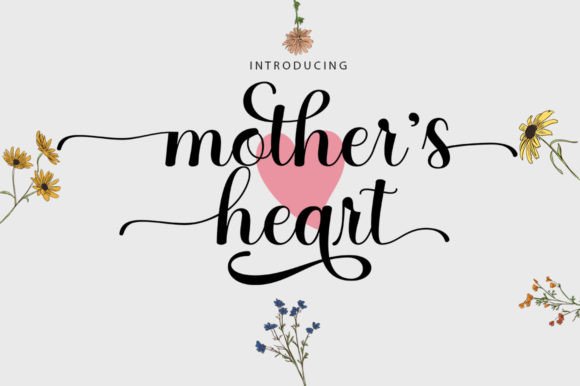 Mother’s Hearts: A Modern Script Font That Elevates Campaign Typography