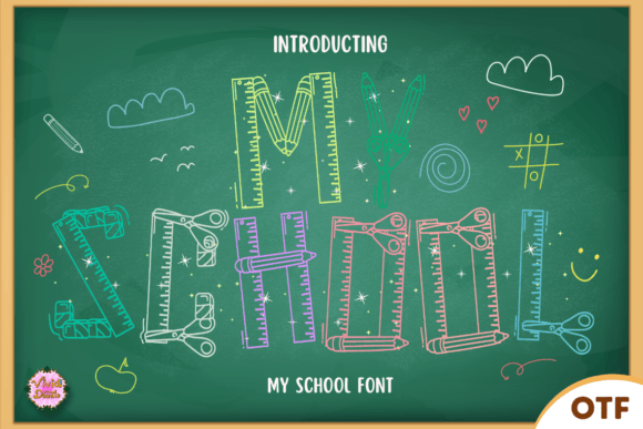 My School Font: A Playful Typeface for Educational and Kid-Friendly Designs