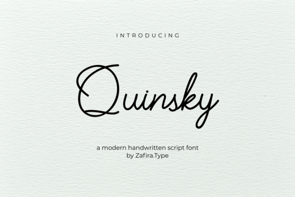Quinsky Font: Elevating Small Business Branding