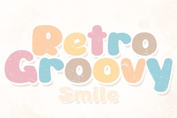 Retro Groovy Smile: A Charming Font for Business Branding