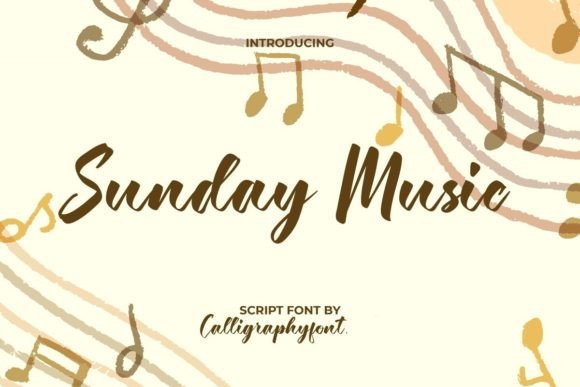Sunday Music Font: Elevating Small Business Branding
