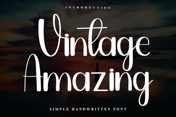 Vintage Amazing: A Handwritten Font That Brings Warmth to Editorial Design