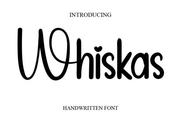 Whiskas: A Handwritten Font That Elevates Digital Branding